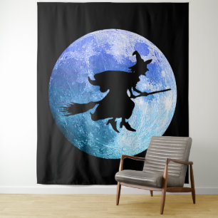 Halloween Hexenband Wandteppich