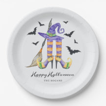 Halloween-Hexenbeine und -Hut