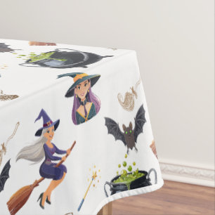 Halloween-Hexenbrau Tischdecke