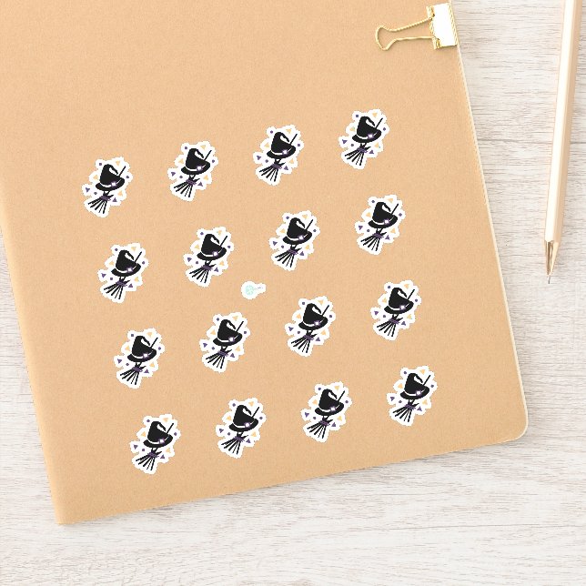 Halloween Hexenbraumplaner Sticker (Notizbuch)