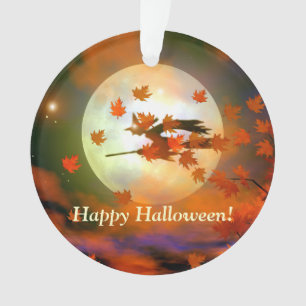 Halloween-Hexenflug Ornament