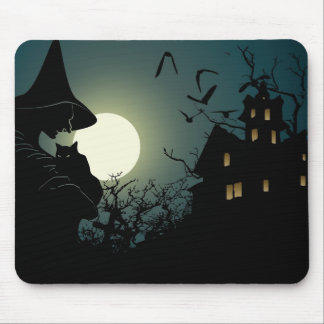 Halloween: Hexenhaus Mousepad