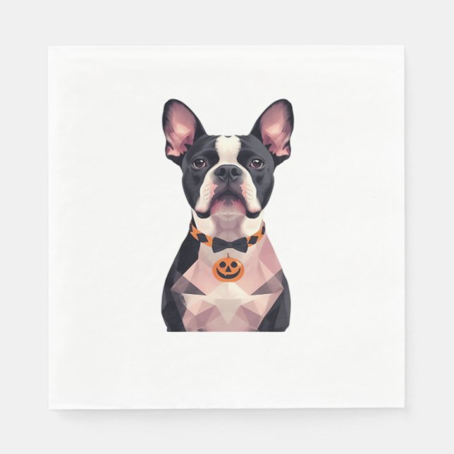 Halloween Hexenhund Classic T-Shirt Serviette (Vorderseite)