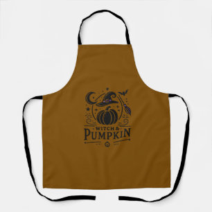 Halloween Hexenhut und Pumpkin Design Magic Art Schürze