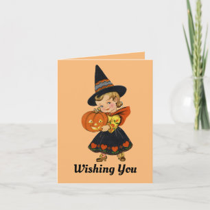 Halloween Hexenkarte Karte
