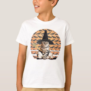 Halloween Hexenkatze T-Shirt