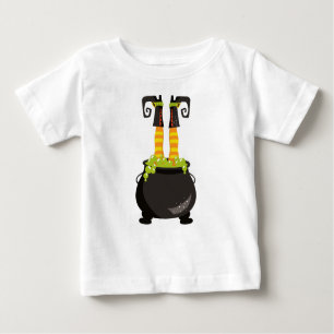 Halloween, Hexenkessel, Hexenleder, Tränen Baby T-shirt