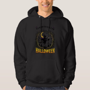 Halloween Hexenkessel Mond Friedhof Verdrehter Bau Hoodie
