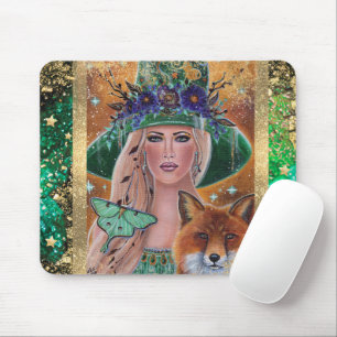 Halloween Hexenkunst von Renee Lavoie Mousepad