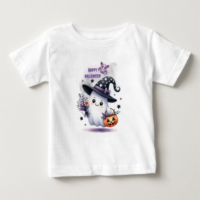 Halloween Hexenkunst Zauberburg Baby T-shirt (Vorderseite)