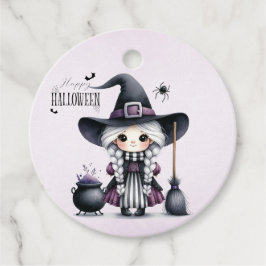 Halloween Hexenkunst Zauberburg Geschenkanhänger