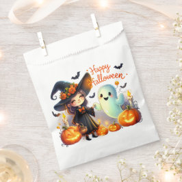 Halloween Hexenkunst Zauberburg Geschenktütchen
