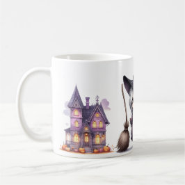Halloween Hexenkunst Zauberburg Kaffeetasse