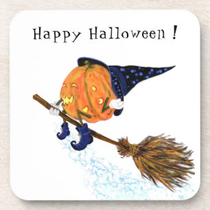 Halloween Hexenkürbis Fliegender Untersetzer