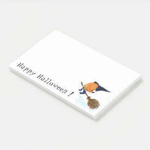 Halloween Hexenkürbis Flying Funny Funny Post-it Klebezettel