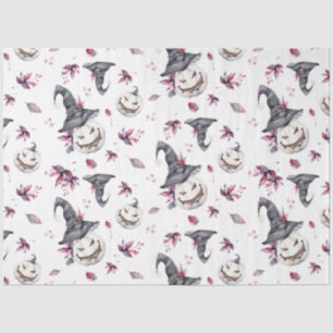 Halloween Hexenkürbisgeweihpapier Seidenpapier