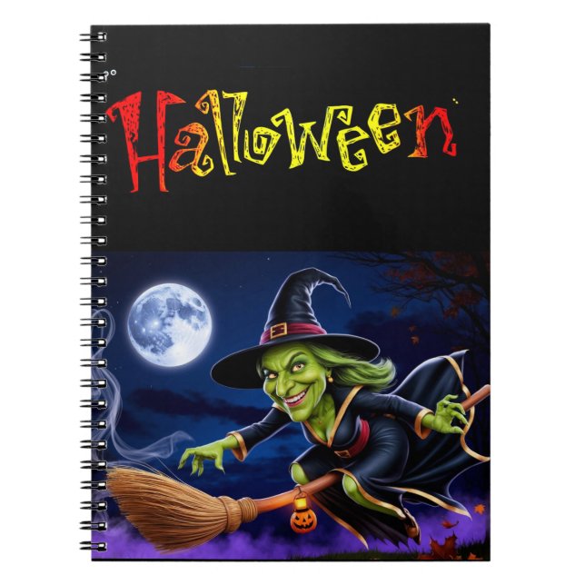 Halloween/HexenNotebook Notizblock (Vorderseite)