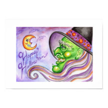 Halloween Hexenposter