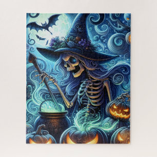 Halloween Hexenpuzzle Puzzle