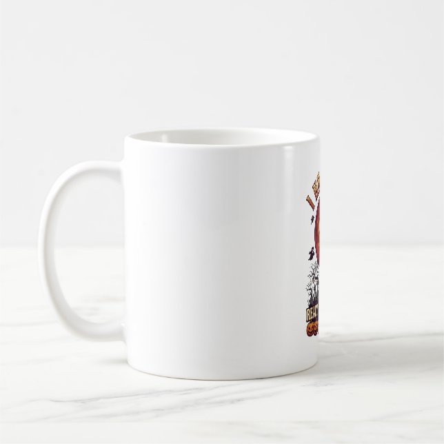 Halloween-Hexenschlossmond war bereit_1 Kaffeetasse (Links)