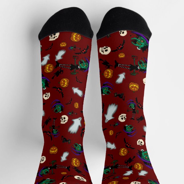 Halloween Hexensocken Socken (Oben)