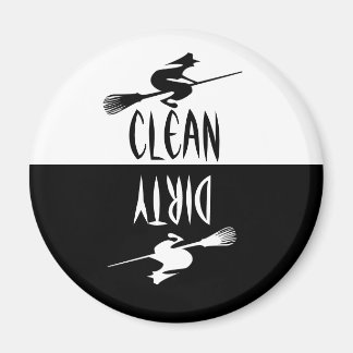 Halloween Hexenspieß saubere Geschirrspülmaschine Magnet