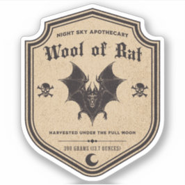 Halloween Hexentränke Apothekarflaschen-Etikett Aufkleber