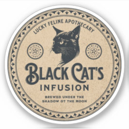 Halloween Hexentränke Apothekarflaschen-Etikett Aufkleber