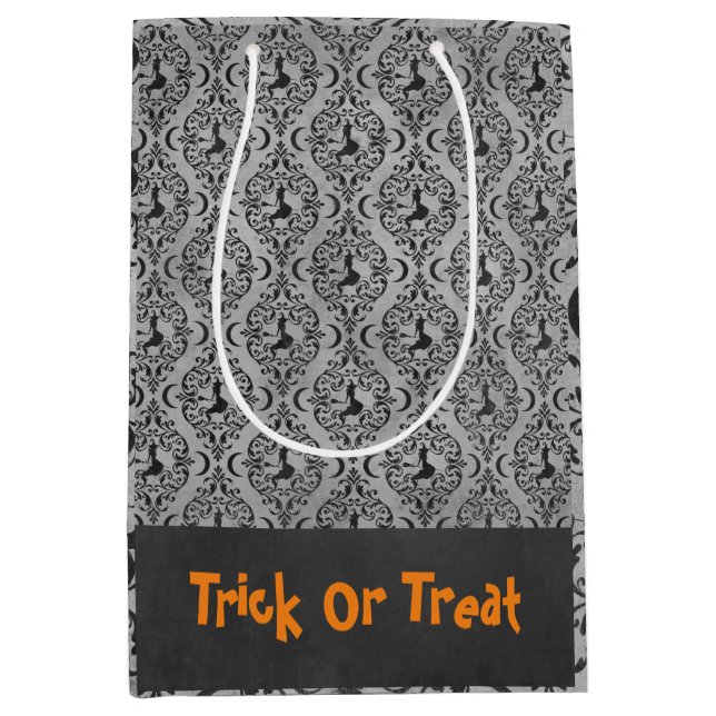 Halloween Hexentrick oder Geschenktüte Gefallen (Vorderseite)