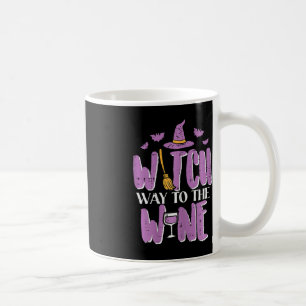 Halloween Hexenweg zur lustigen Pun Costume Party  Kaffeetasse