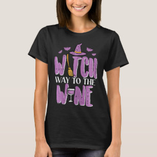 Halloween Hexenweg zur lustigen Pun Costume Party T-Shirt