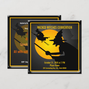 Halloween-Hexerei-Party Einladung