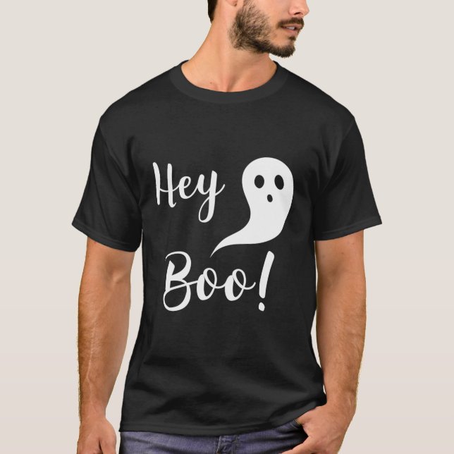 Halloween Hey Boo T-Shirt (Vorderseite)