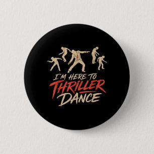 Halloween hier um Thriller-Tanz coole Kostüme Männ Button