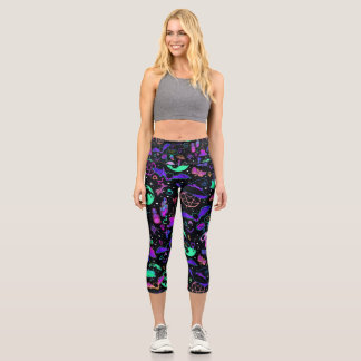 Halloween High Waisted Capris