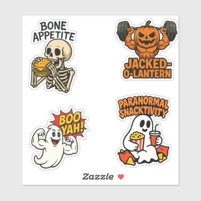 Halloween Hilarity Sticker (Blatt)
