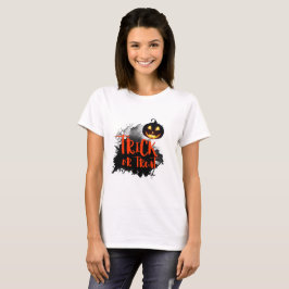 Halloween-Hintergrund mit Kürbis T-Shirt