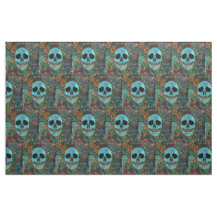 Halloween Hippie-Totenkopf Thunder_Cove Stoff