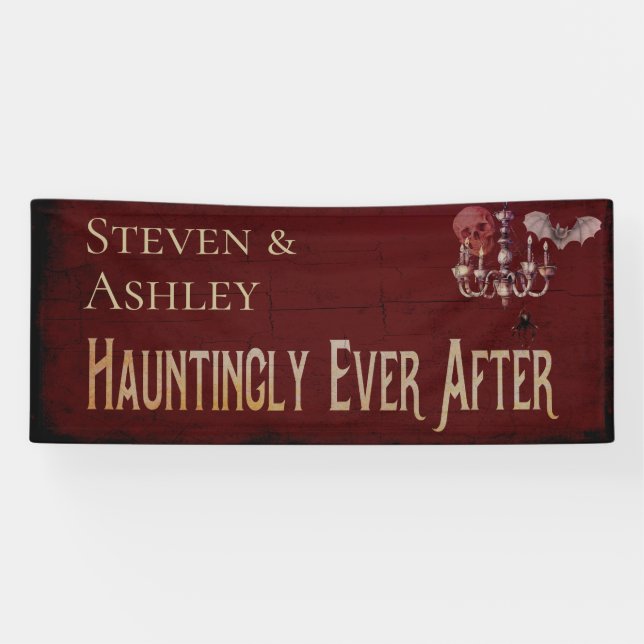 Halloween Hochzeit Banner (Horizontal)