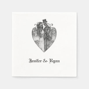 Halloween-Hochzeit Servietten