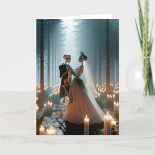 Halloween Hochzeitstanz Karte