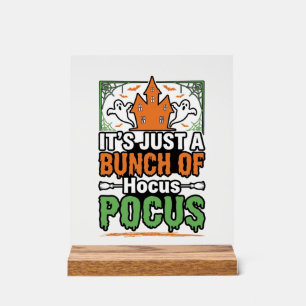 Halloween Hocus Pocus Zitat Vektor Design_1 Acrylschild