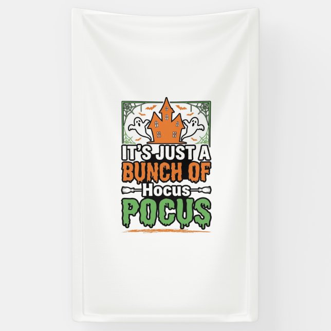 Halloween Hocus Pocus Zitat Vektor Design_1 Banner (Vertikal)