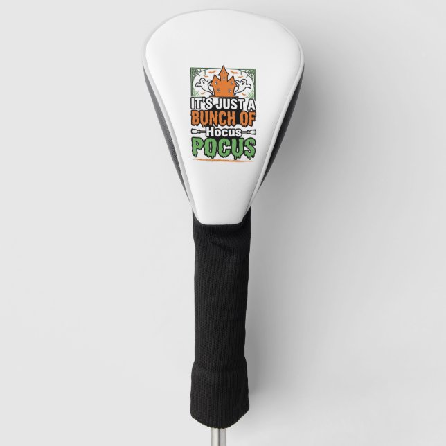 Halloween Hocus Pocus Zitat Vektor Design_1 Golf Headcover (Vorderseite)