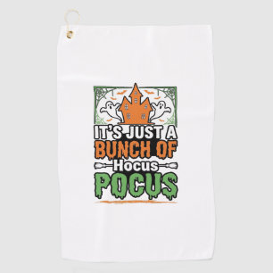 Halloween Hocus Pocus Zitat Vektor Design_1 Golfhandtuch