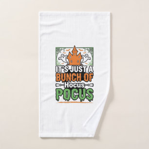 Halloween Hocus Pocus Zitat Vektor Design_1 Handtuch