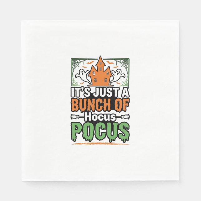Halloween Hocus Pocus Zitat Vektor Design_1 Serviette (Vorderseite)