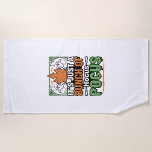 Halloween Hocus Pocus Zitat Vektor Design_1 Strandtuch