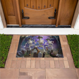 Halloween Hoedown, Line Dancing Skelette Fußmatte