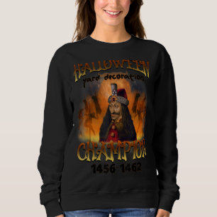 Halloween-Hofdekoration-Champion Wlad Dracula Sweatshirt